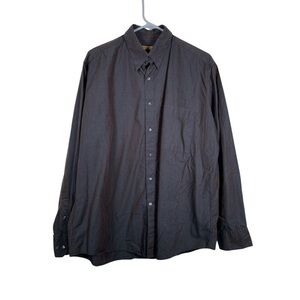 DKNY Donna Karan New York Shiny Dress Shirt Size 16 EUC #1778